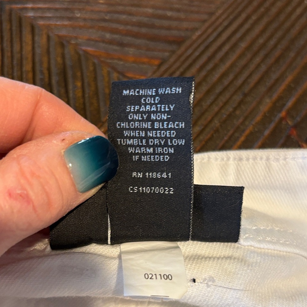 Lane Bryant White Denim Short Shorts - Picture 12 of 12